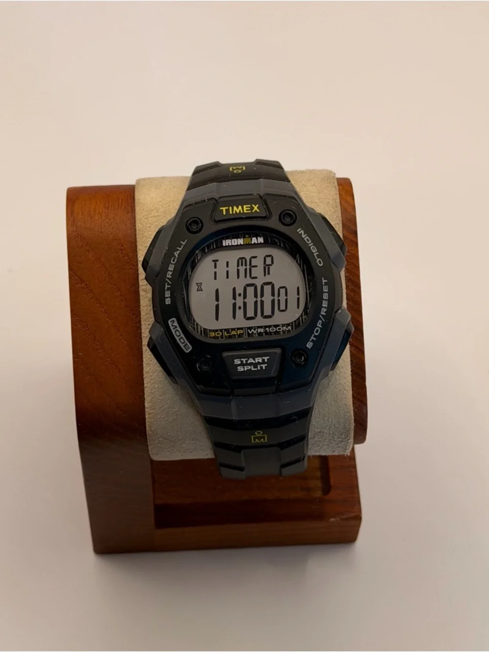 Timex TW5M09500, Men's Ironman 30-Lap Resin Watch, Alarm, Indiglo, Chronograph